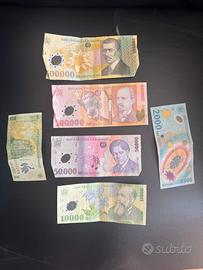 Banconote lei da collezione