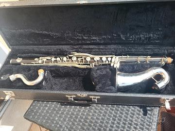 COLLEZIONE:RARO CLARINETTO BASSO VINTAGE LYONS USA