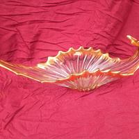 centrotavola Splash vintage vetro Murano e oro