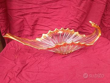 centrotavola Splash vintage vetro Murano e oro