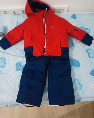 Completo neve/sci bambino Wedze Decathlon 104 cm