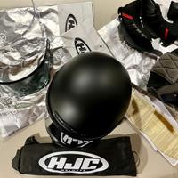 Casco HJC V10 Solid XL Black + Accessori