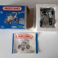 meccano 201 trattore cabinato + scatolo e manuale