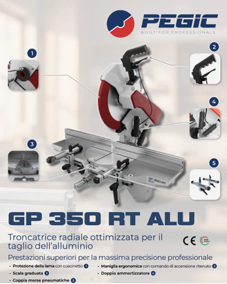 Troncatrice per alluminio PEGIC GP350RT ALU
