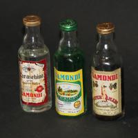 GAMONDI - 3 mignon - bottigliette liquore vintage