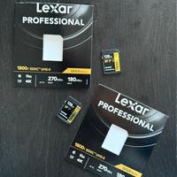 Schede Sd Lexar 1800x 128gb v60 gold series
