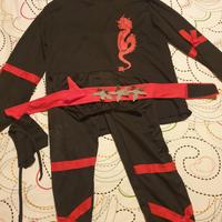 carnevale vestito ninja 8 anni