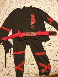 carnevale vestito ninja 8 anni
