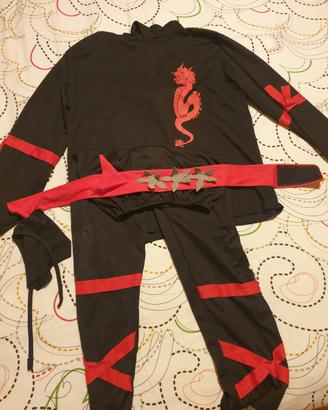 carnevale vestito ninja 8 anni