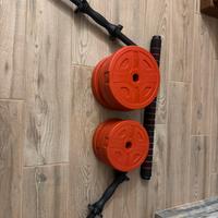 Set manubri Rovera 15 KG regolabili con barra