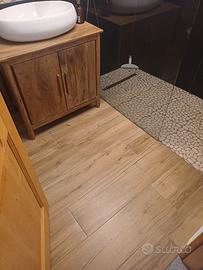 Piastrelle Gres MOUNTAIN HONEY effetto rovere.