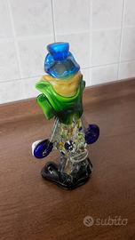 pagliaccio in vetro di murano