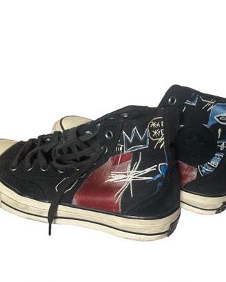 Scarpe converse x basquiat