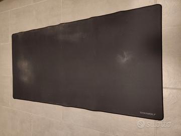 Tappeto nero grande mouse 120x58 TITANWOLF