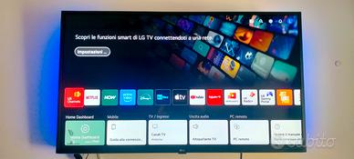 Smart TV LG 43" 4k UHD HDR