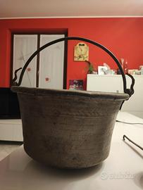 PAIOLO IN RAME ANTICO GRANDE