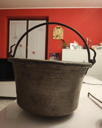 PAIOLO IN RAME ANTICO GRANDE