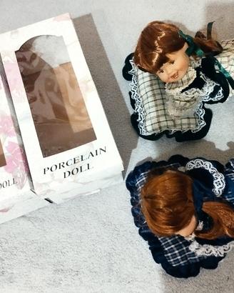 Coppia di bambole in porcellana anni ’90 – Nuove c