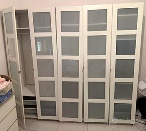 Armadio IKEA PAX BERGSBO 5 ante + 2 cassettoni