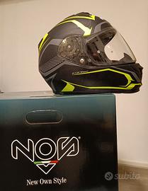 Casco Integrale Nos NS-7F Douglas Fluor Yellow Mat