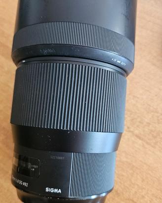 Sigma 135mm f 1/8 obiettivo per Nikon