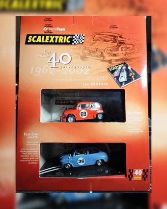SCALEXTRIC 1962/2002 Fiat Abarth/Seat slot cars