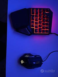 Tastiera Gaming + Mouse Gaming