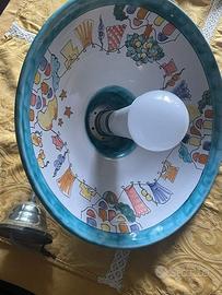 Lampadario in Ceramica di Vietri