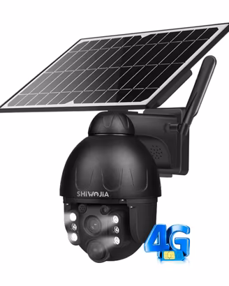 SHIWOJIA 4G LTE Telecamera Senza Fili 