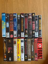 Lotto 21 VHS originali film anni 80 90 blocco