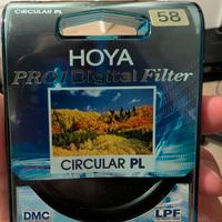 Hoya pro1 digital filter circular PL filtro 58mm