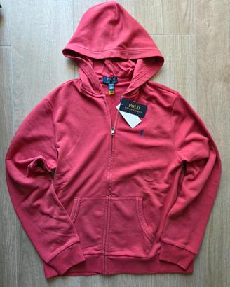 Felpa zip Ralph Lauren Rossa