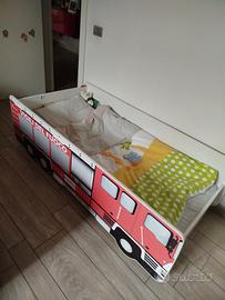 letto Montessori dei  pompieri 