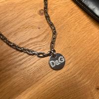 Catena con pendente tondo D&G