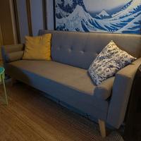 Divano 3 Posti Reclinabile in Lino Davir