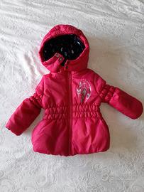 caldo giubbino bambina 12/18 mesi 