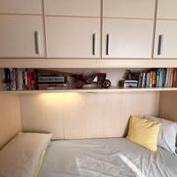 Cameretta a ponte con letto + armadio 2 ante