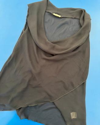 Camicetta donna chiffon blu