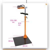 Cavalletto per biciclette