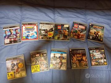 play station 3 120GB, due controller e 11 giochi