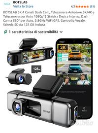 dashcam nuova 4  canali gps wifi controllo vocale