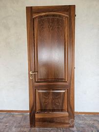 Porte interne in legno noce
