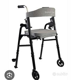 Deambulatore rollator pieghevole