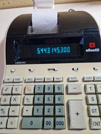 calcolatrice stampante olivetti logos 812