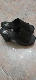 sandali in pelle nero 