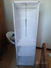 Porta abiti con rotelle ikea
