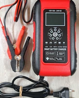 Caricabatterie Auto Moto Intelligente 12V/24V Auto