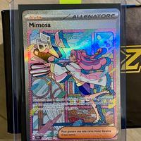 Carta pokemon Mimosa allenatore MINT