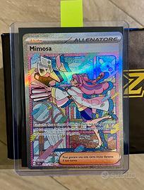 Carta pokemon Mimosa allenatore MINT