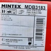 coppia pastiglie mintex audi